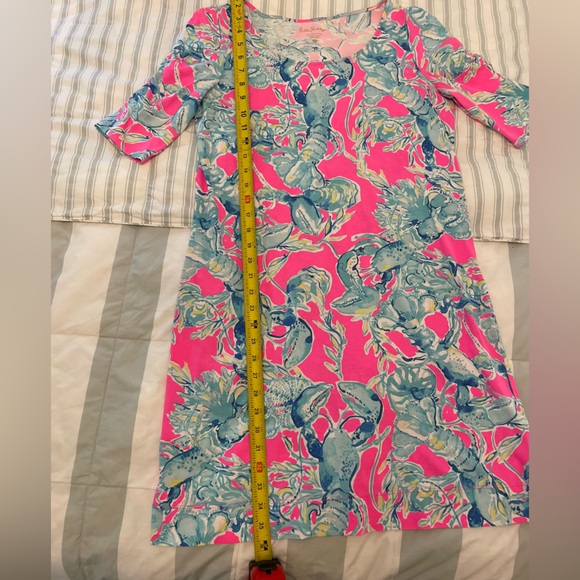 Lilly Pulitzer Lobster in Love 3/4 Sleeve Dress - Picture 4 of 4
